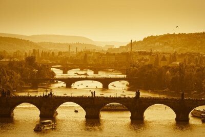 Фотообои Винтажные чешские мосты